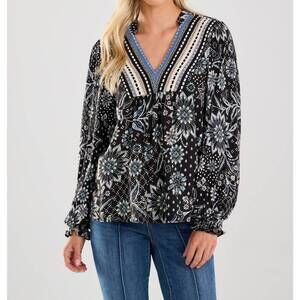 NEW FDJ spiro print knit top